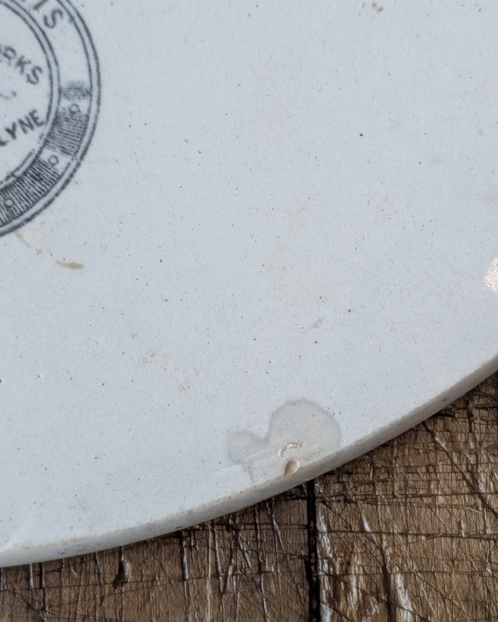 English Ironstone Scale Plate