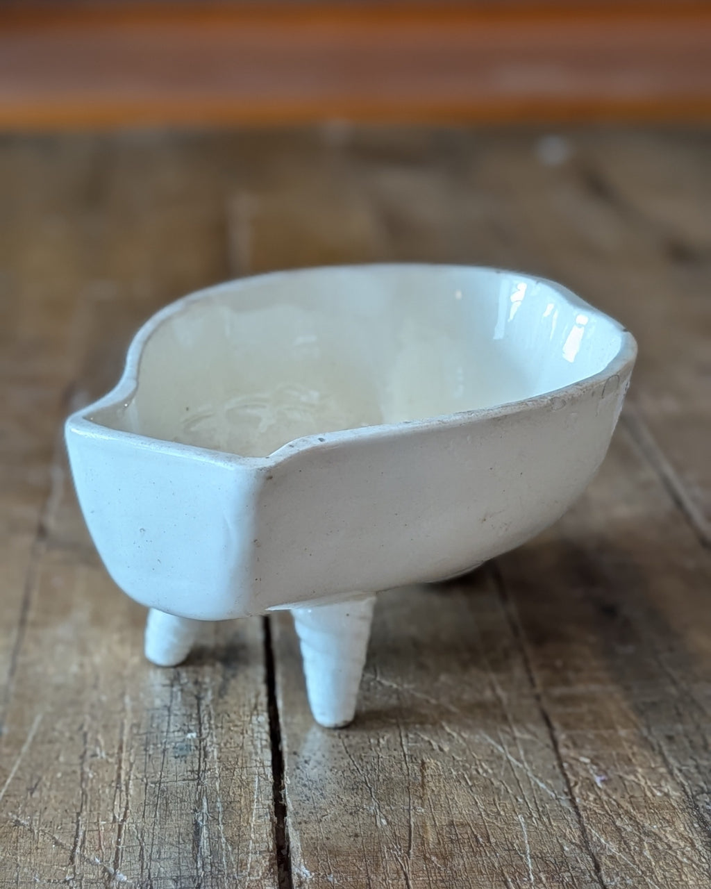 English Ironstone Eagle Jelly Mould with Feet