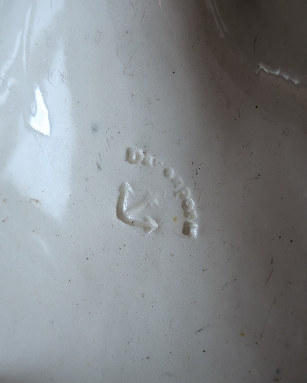 English Ironstone Eagle Jelly Mould with Feet