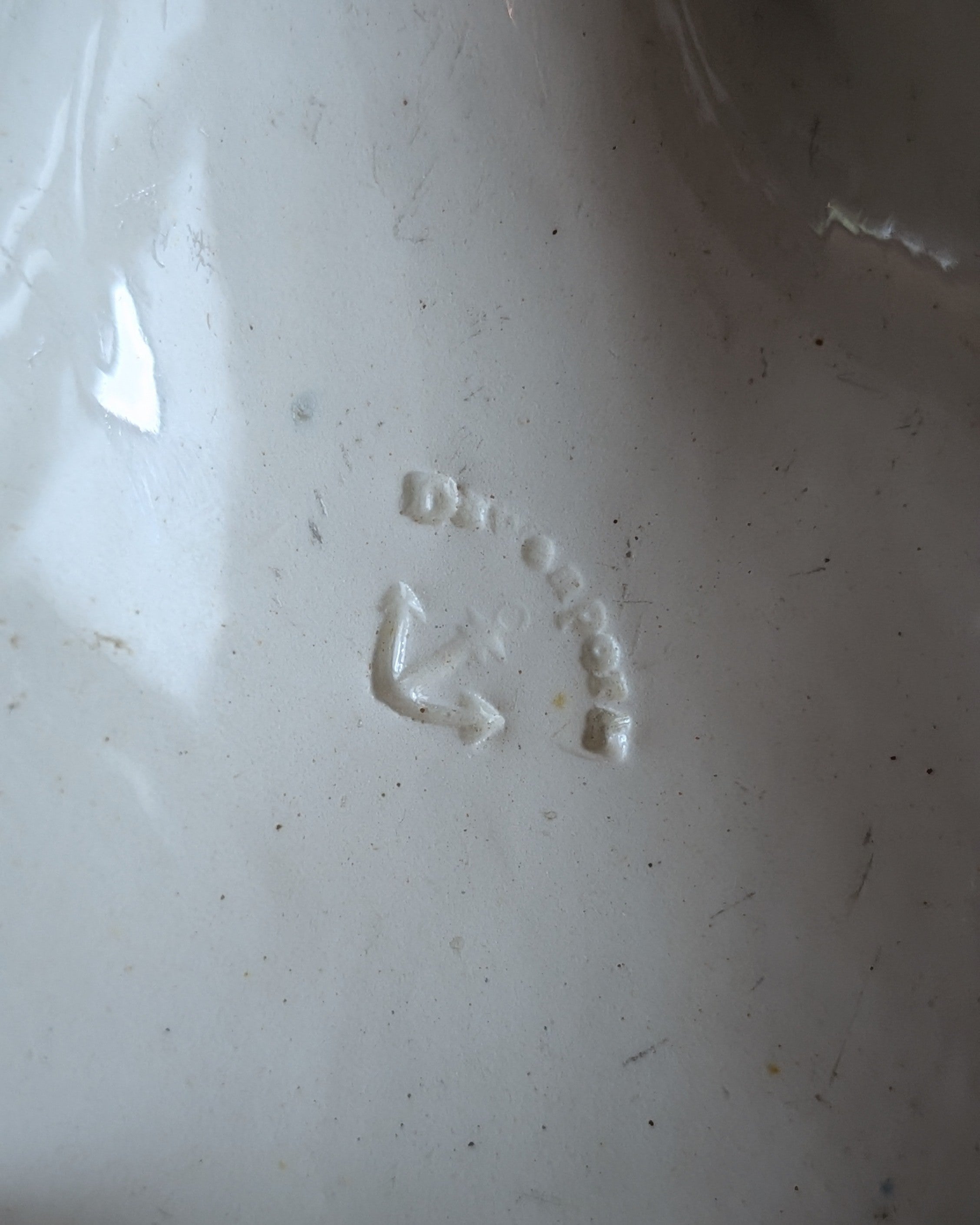 English Ironstone Eagle Jelly Mould with Feet