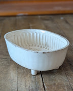 English Ironstone Stag & Trees Jelly Mould with Feet