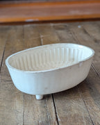 English Ironstone Stag & Trees Jelly Mould with Feet