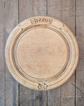 Antique Carved Wooden "Bread" Board