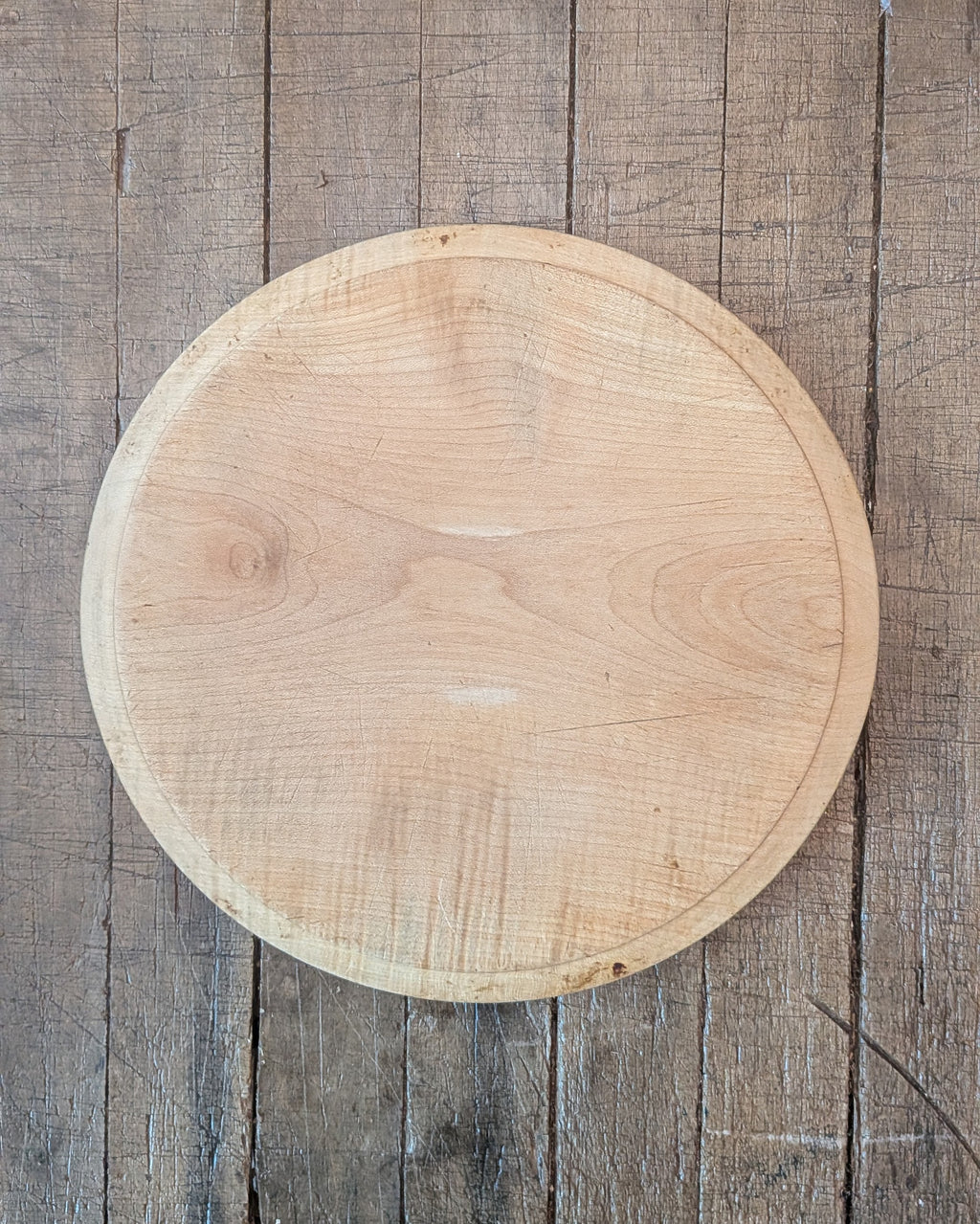 Antique Carved Wooden "Bread" Board