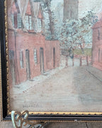 G.E. Hackford (George Edward Hackford) Watercolor of St. Mary's Church