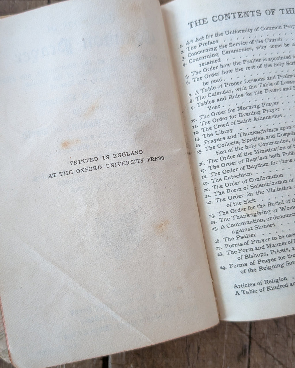 The Book of Common Prayer