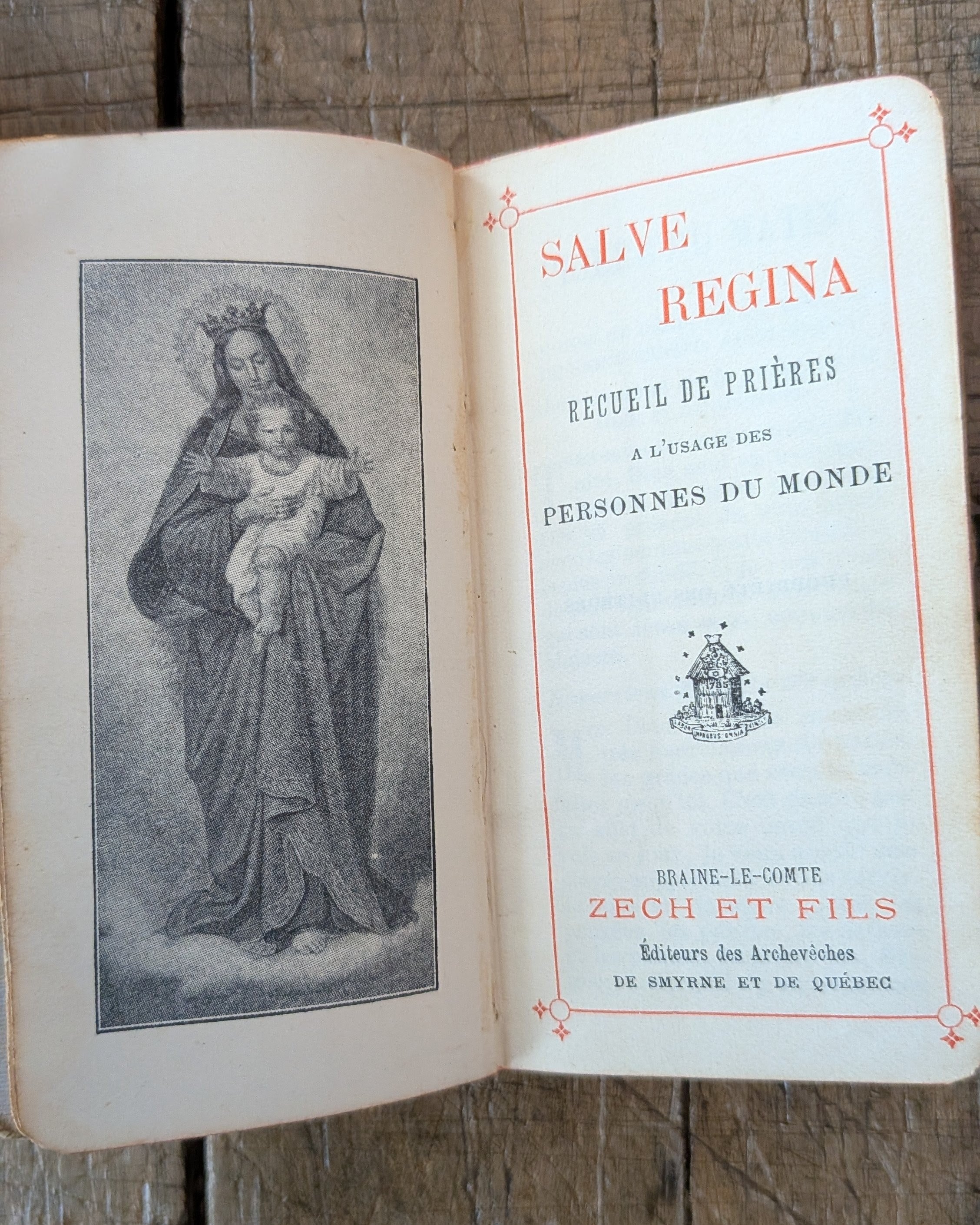 French Salve Regina Prayer Book