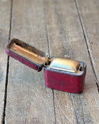 Traveling Ink Well with Leather Case