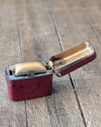Traveling Ink Well with Leather Case
