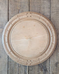 Antique Carved Treen Breadboard Floral Border