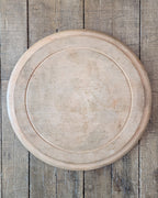 Antique Carved Treen Breadboard Floral Border