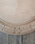Antique Carved Treen Breadboard Floral Border