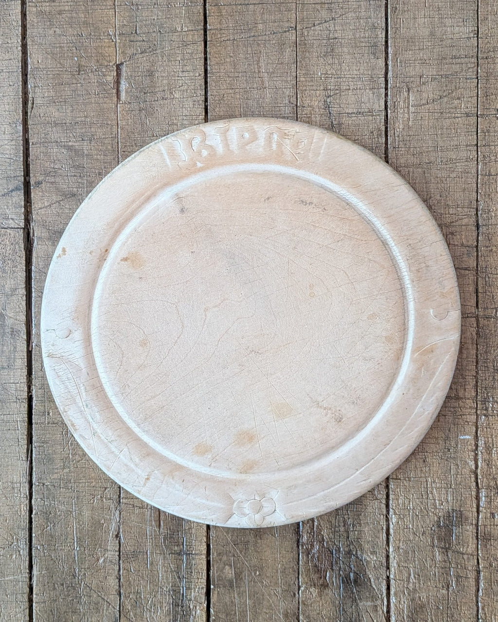 Antique Hand-Carved Breadboard "Bread"