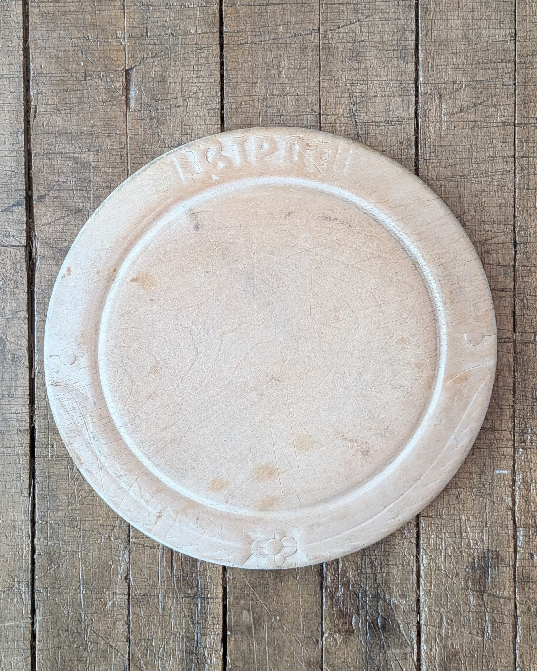 Antique Hand-Carved Breadboard "Bread"
