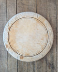 Antique Hand-Carved Wooden Breadboard Simple Wheat