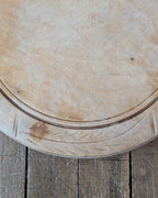 Antique Hand-Carved Wooden Breadboard Simple Wheat