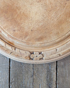 Antique Carved Treen Breadboard Floral Border
