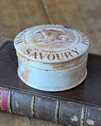 Bale's Mushroom Savoury Lidded Advertising Pot