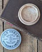 Boot's Cash Chemists Sheffield, Nottingham, & Lincoln Cold Cream Lidded Pot