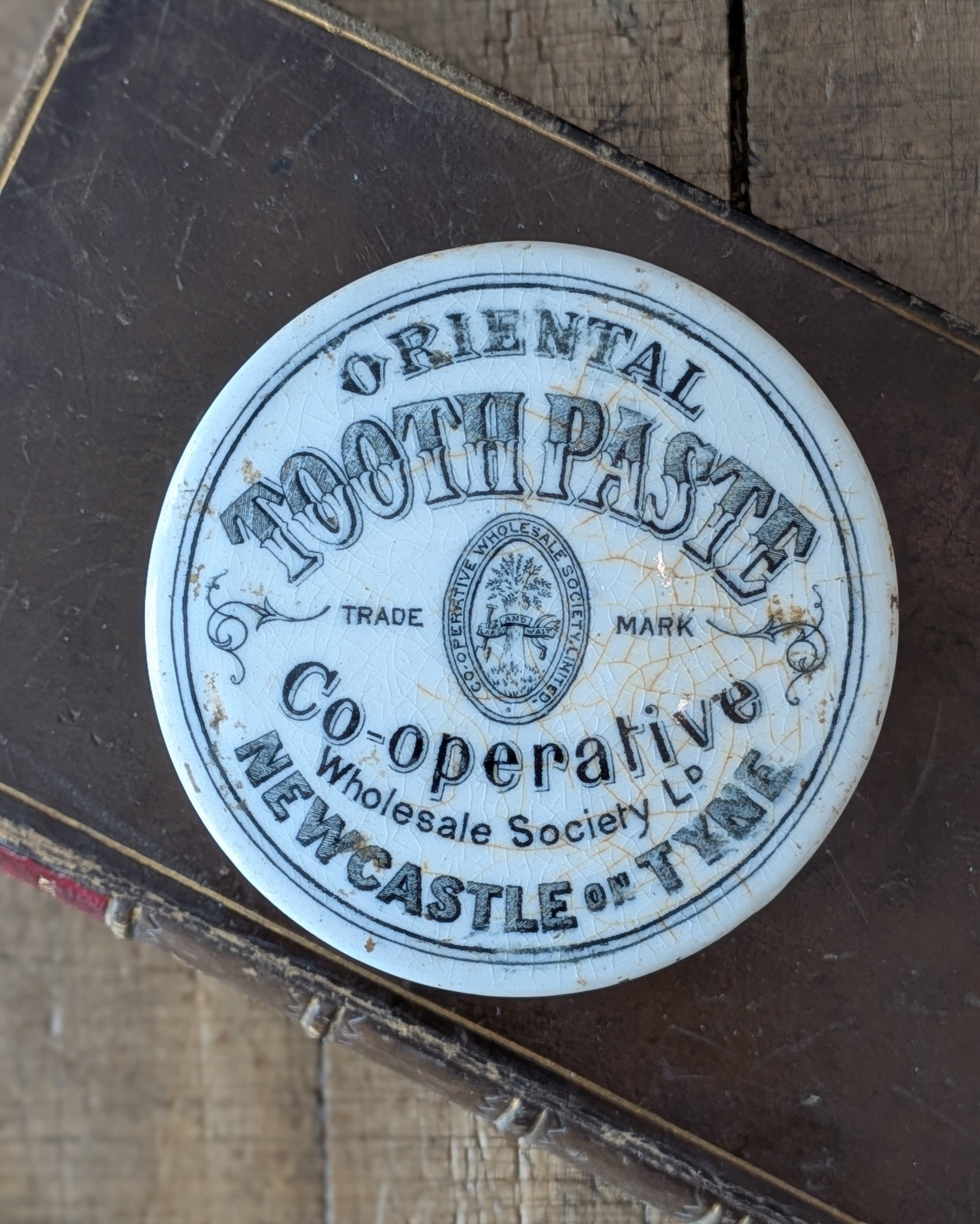 Oriental Toothpaste Co-operative Wholesale Society Ld. Lidded Pot
