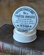 Woods Areca Nut Tooth Paste Lidded Pot