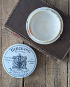 Burgess's Anchovy Paste Lidded Advertising Pot