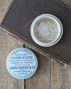 Cracroft's Areca Nut Tooth Paste Lidded Advertising Pot