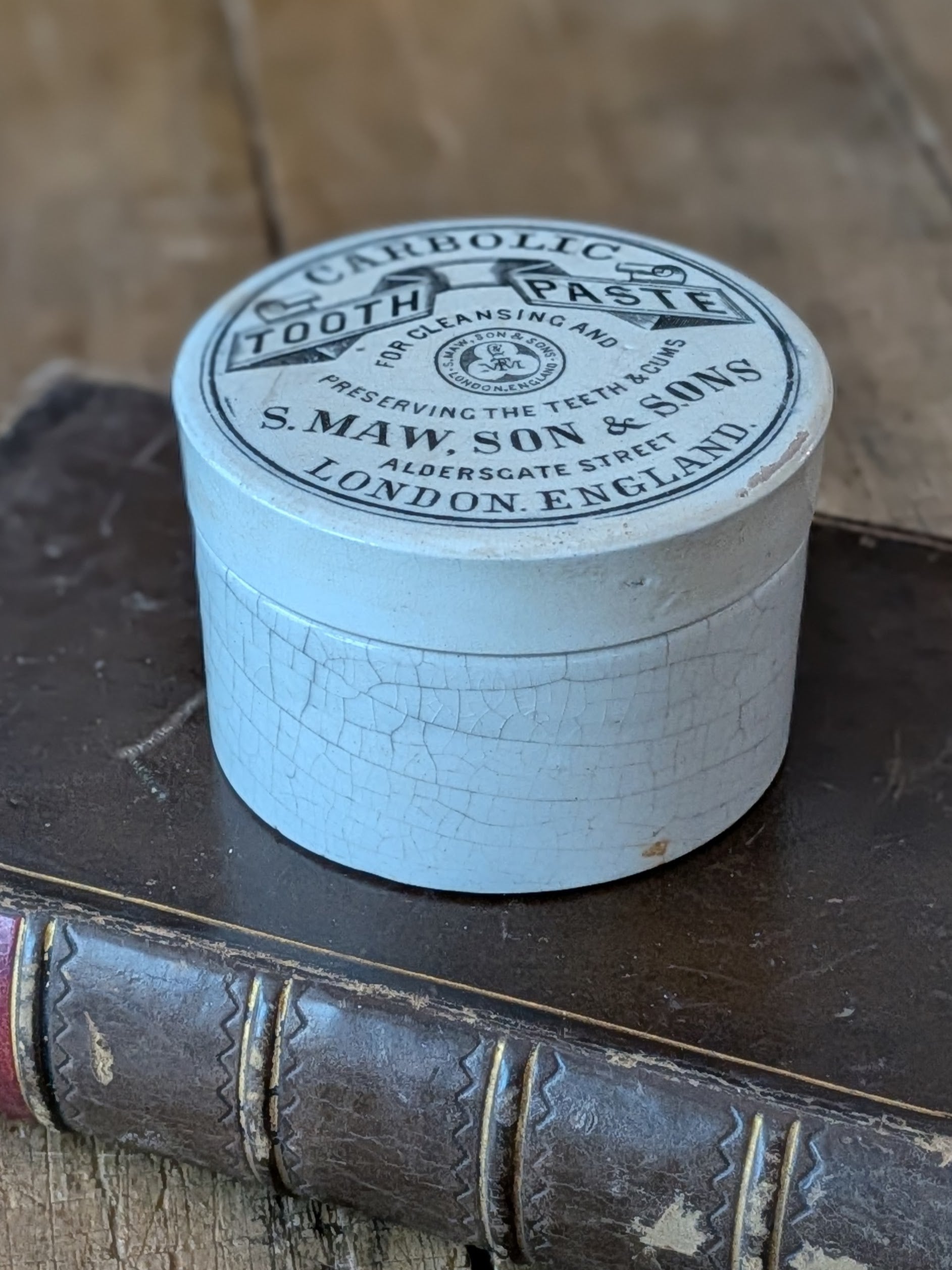 S. Maw, Son & Sons Carbolic Tooth Paste Pot