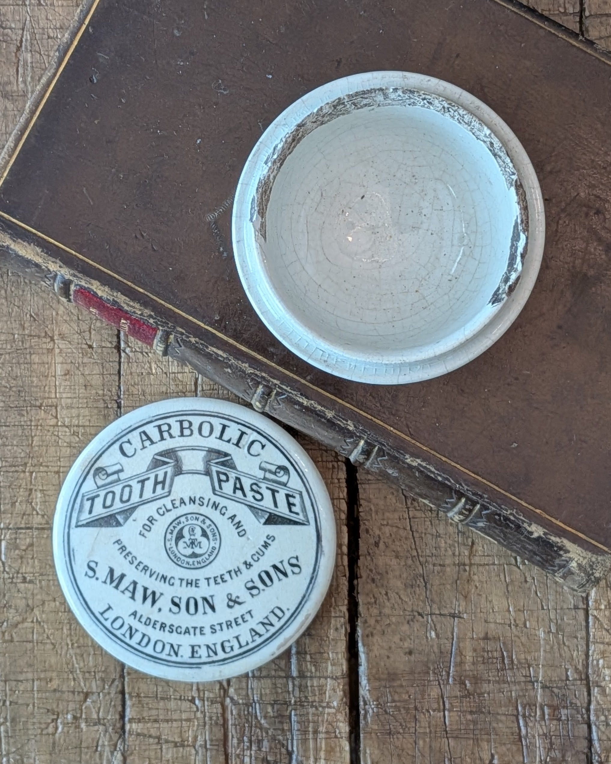 S. Maw, Son & Sons Carbolic Tooth Paste Pot
