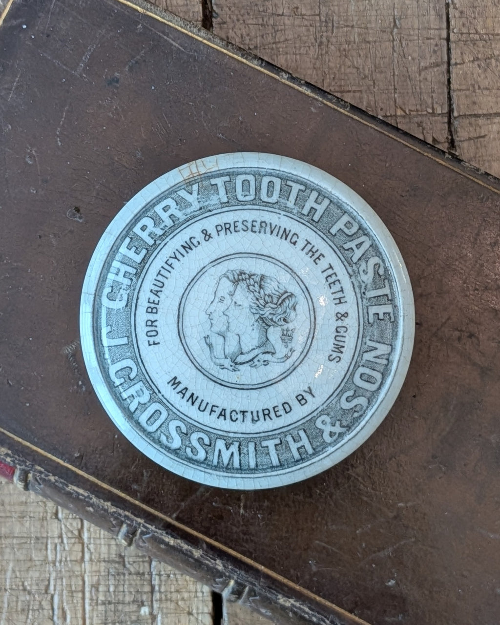 J. Grossmith & Son Cherry Tooth Paste Pot
