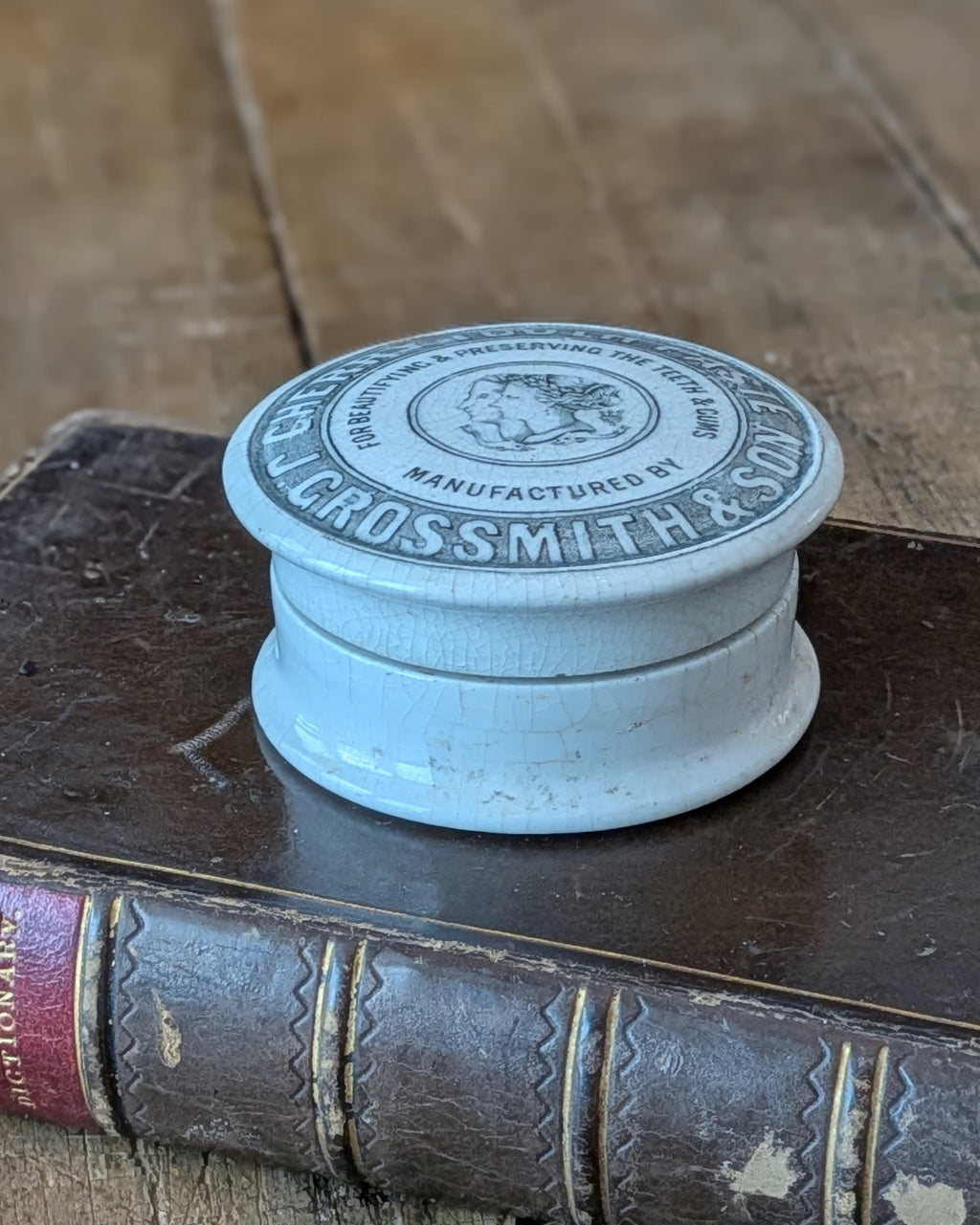J. Grossmith & Son Cherry Tooth Paste Pot