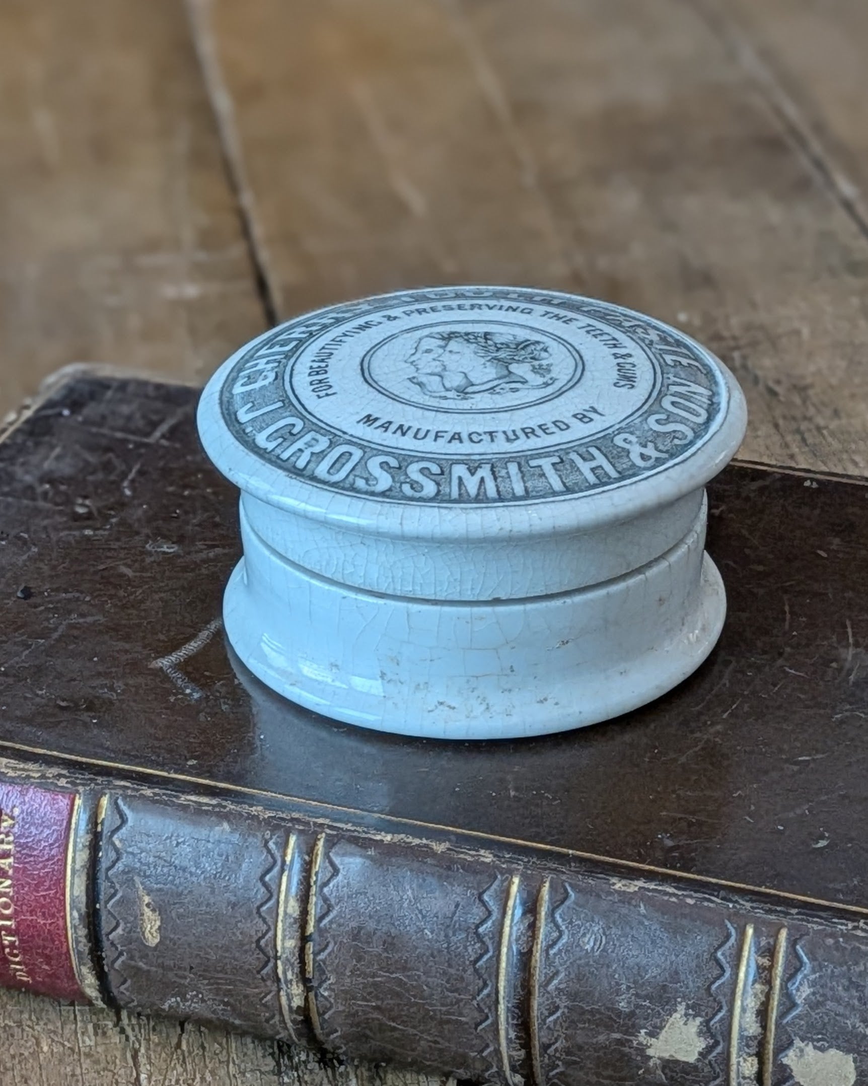 J. Grossmith & Son Cherry Tooth Paste Pot