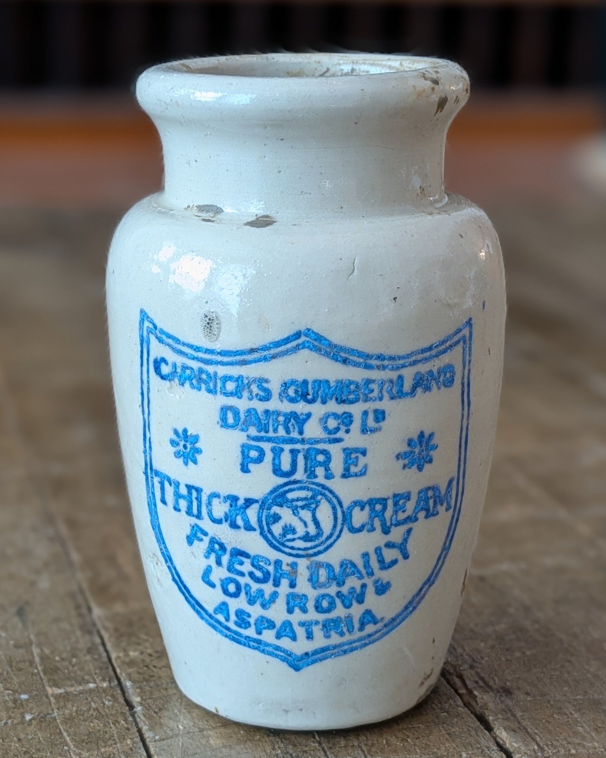 Carrick's Cumberland Dairy Cream Pot