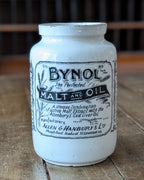 "Bynol" Malt and Oil Jar