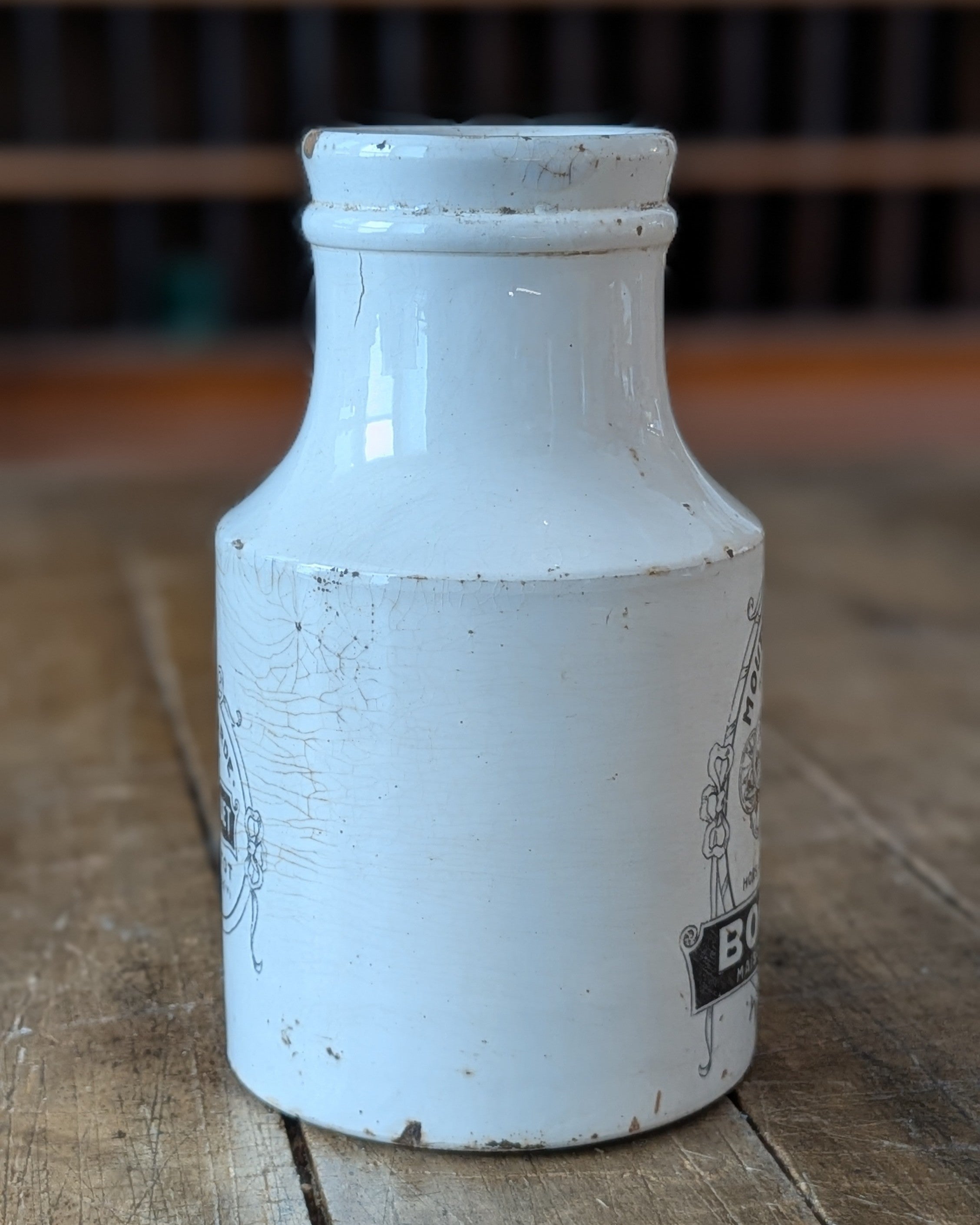 "Bocquet" Mustard Advertising Pot