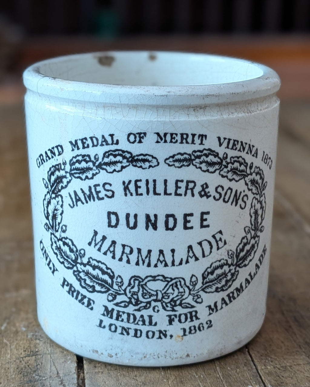 James Keiller & Sons Dundee Marmalade Crock