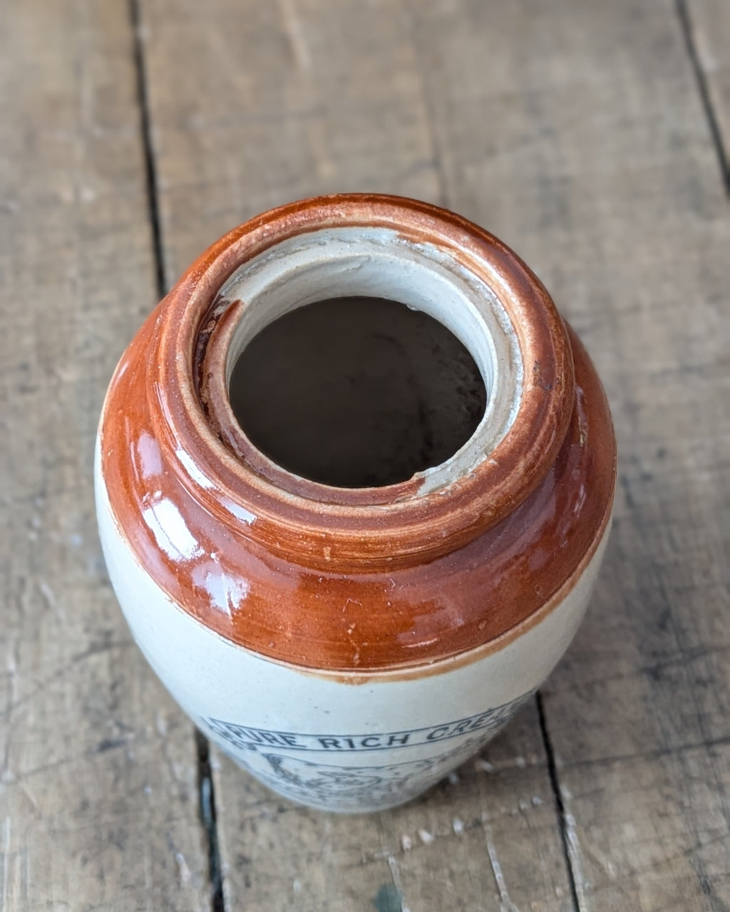 Huntly Creamery Stoneware Cream Pot