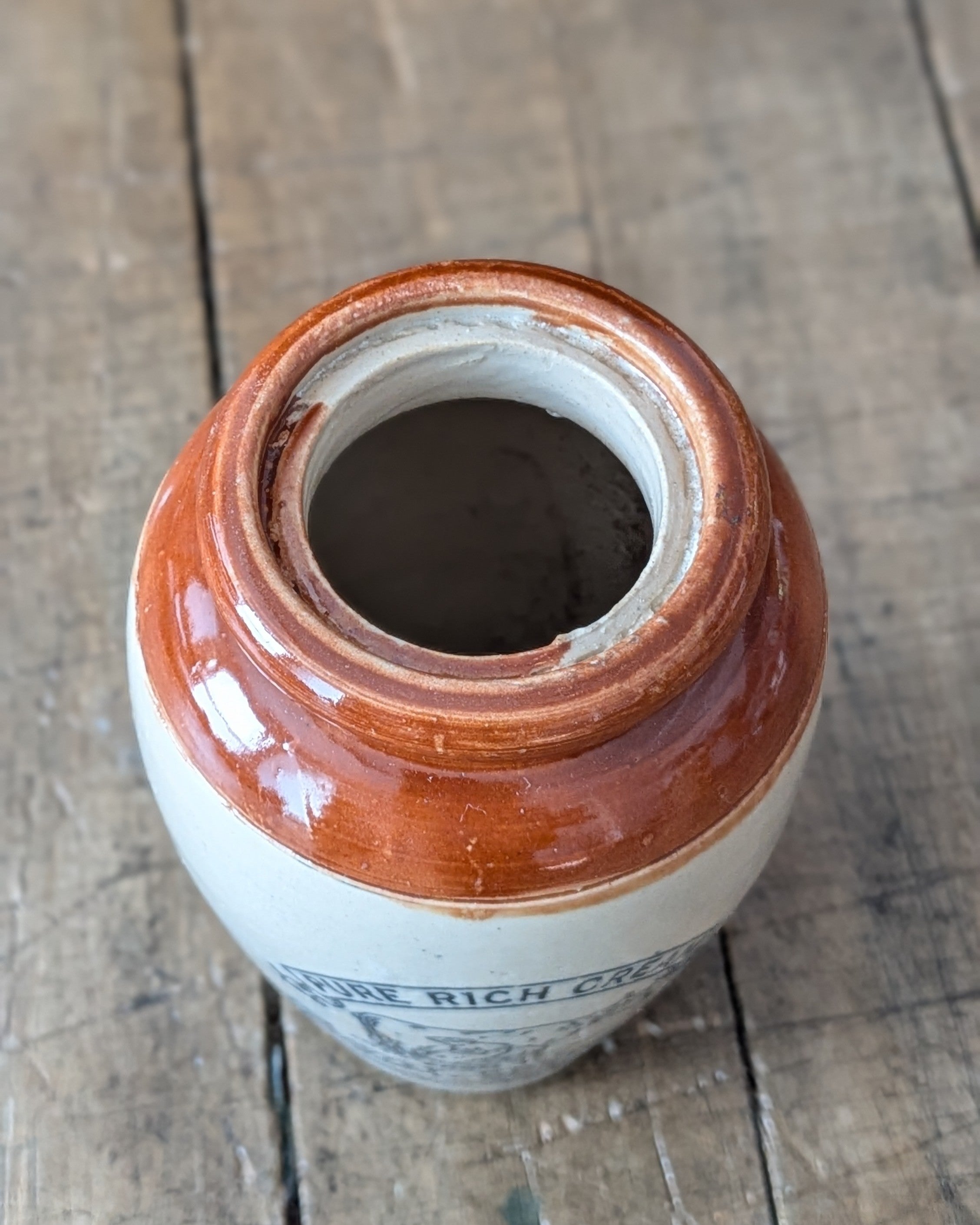 Huntly Creamery Stoneware Cream Pot