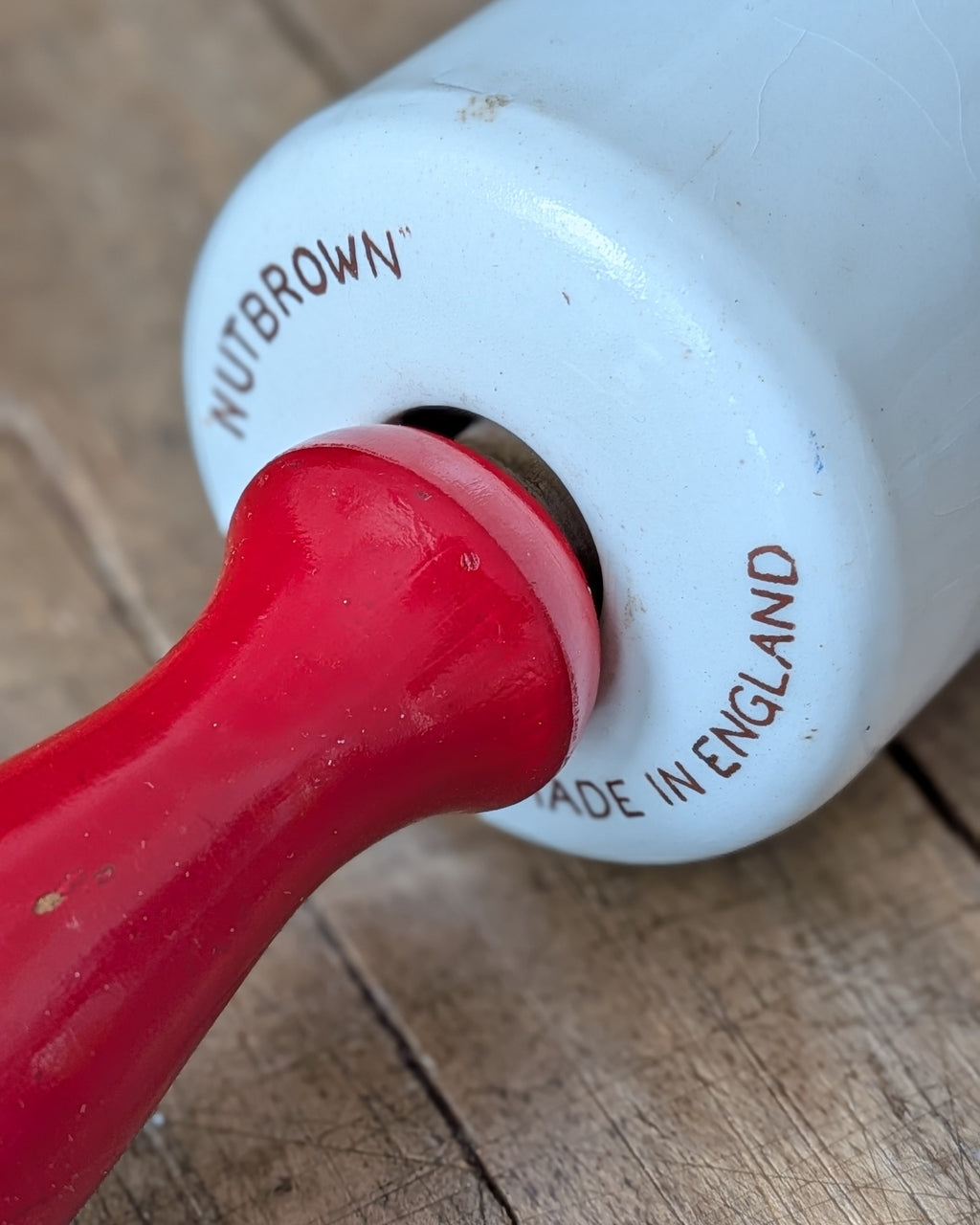Nutbrown Ironstone Rolling Pin