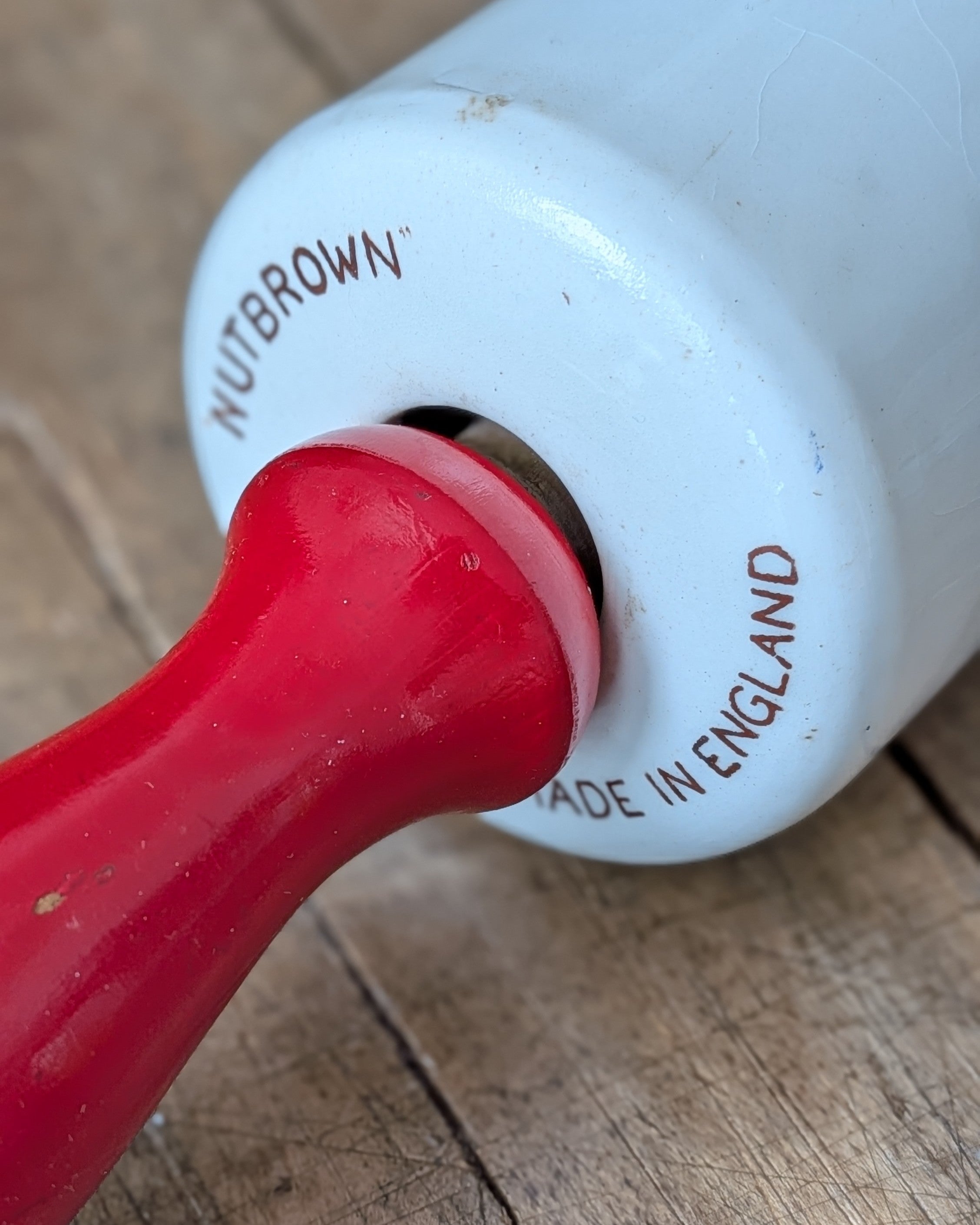 Nutbrown Ironstone Rolling Pin