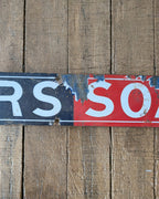 Pears Soap Enamel Bus Seat Advertising Sign