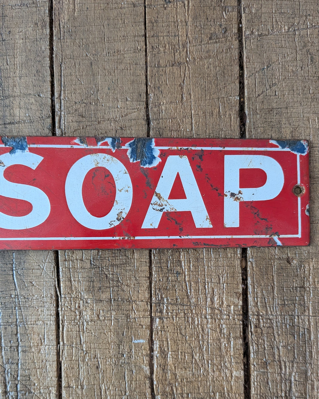 Pears Soap Enamel Bus Seat Advertising Sign
