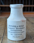 Ironstone French Mustard Advertising Pot