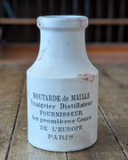 Ironstone French Mustard Advertising Pot