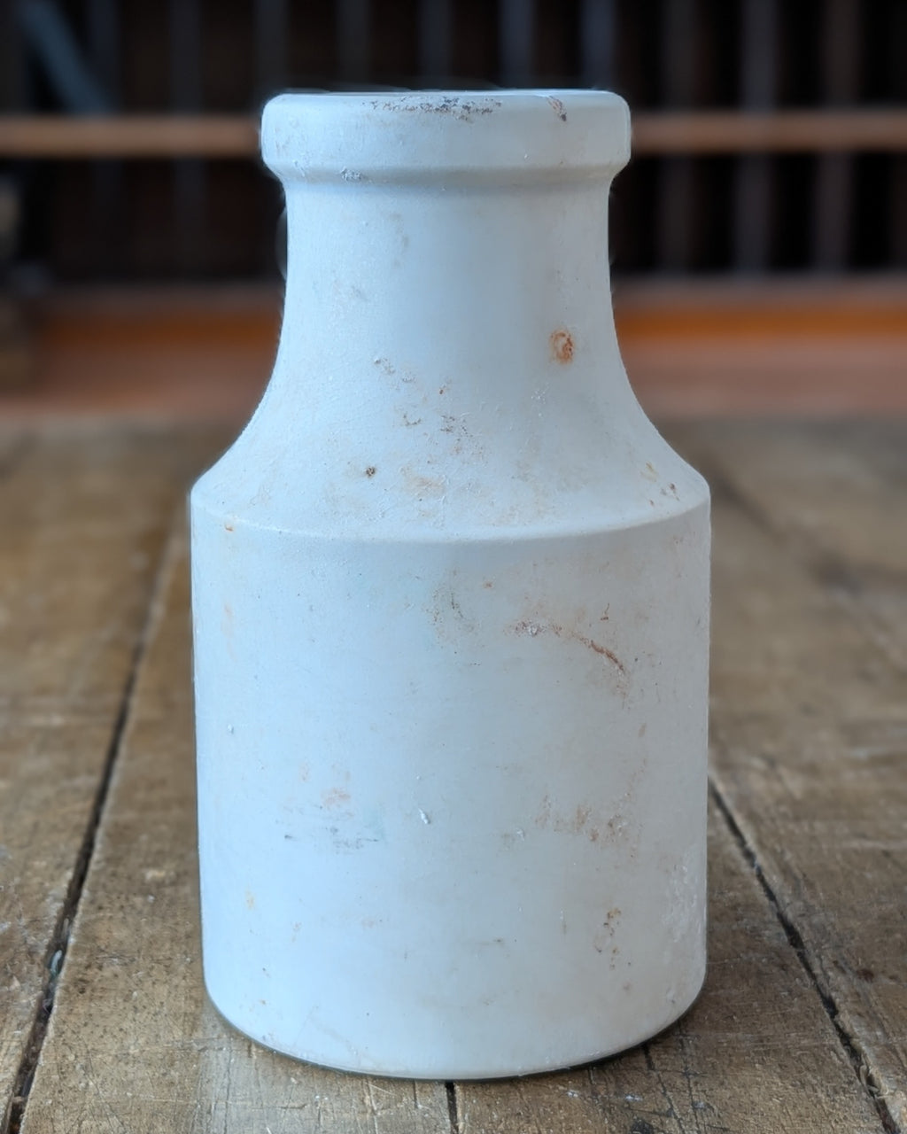 Ironstone French Mustard Advertising Pot