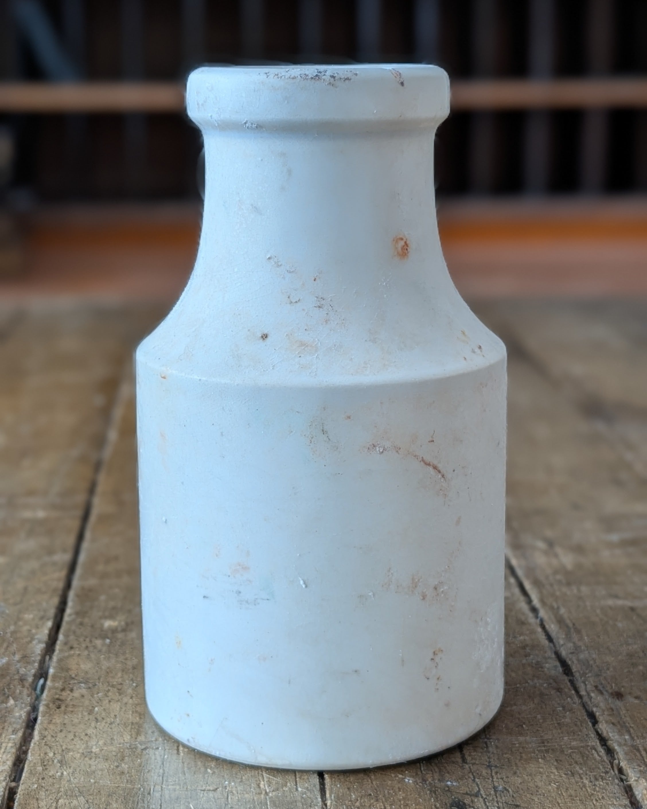 Ironstone French Mustard Advertising Pot