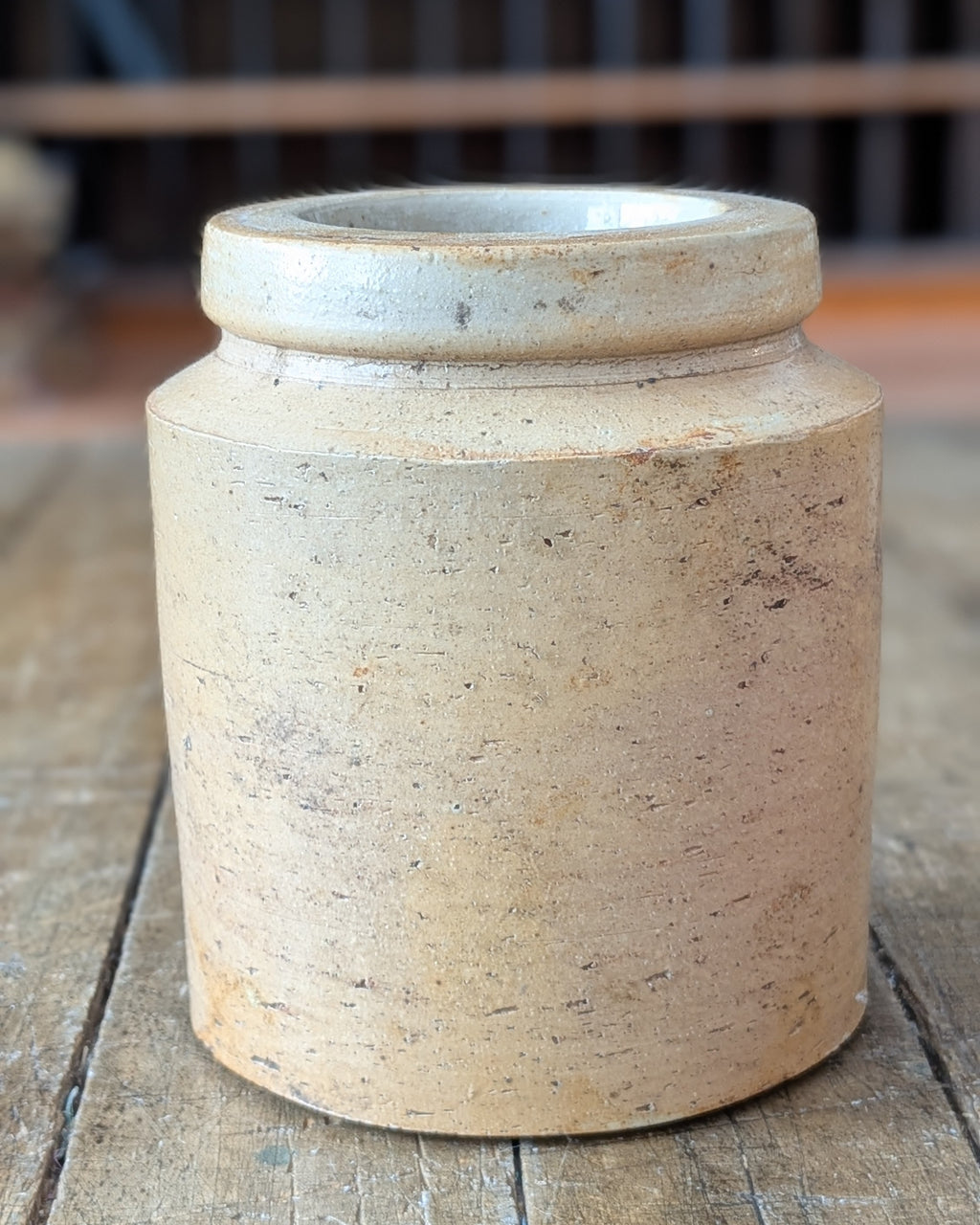 English Stoneware Food Storage Jar