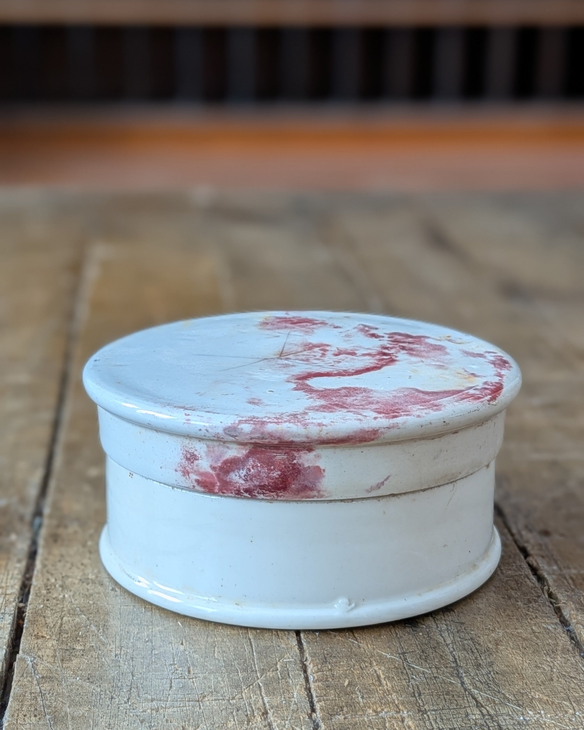 English Ironstone Lidded Pot