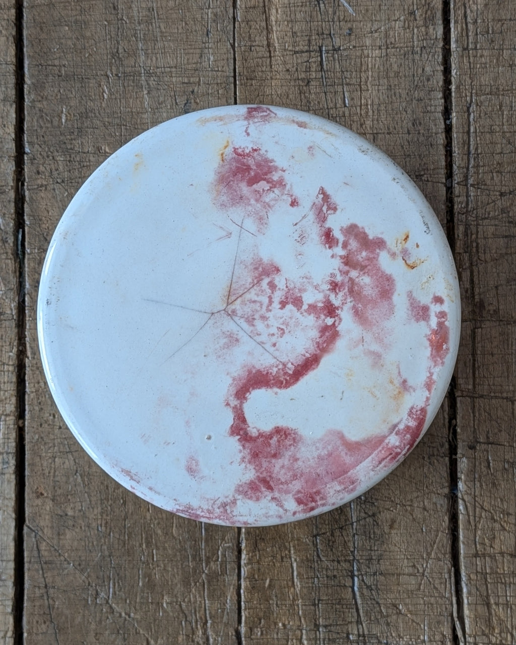 English Ironstone Lidded Pot