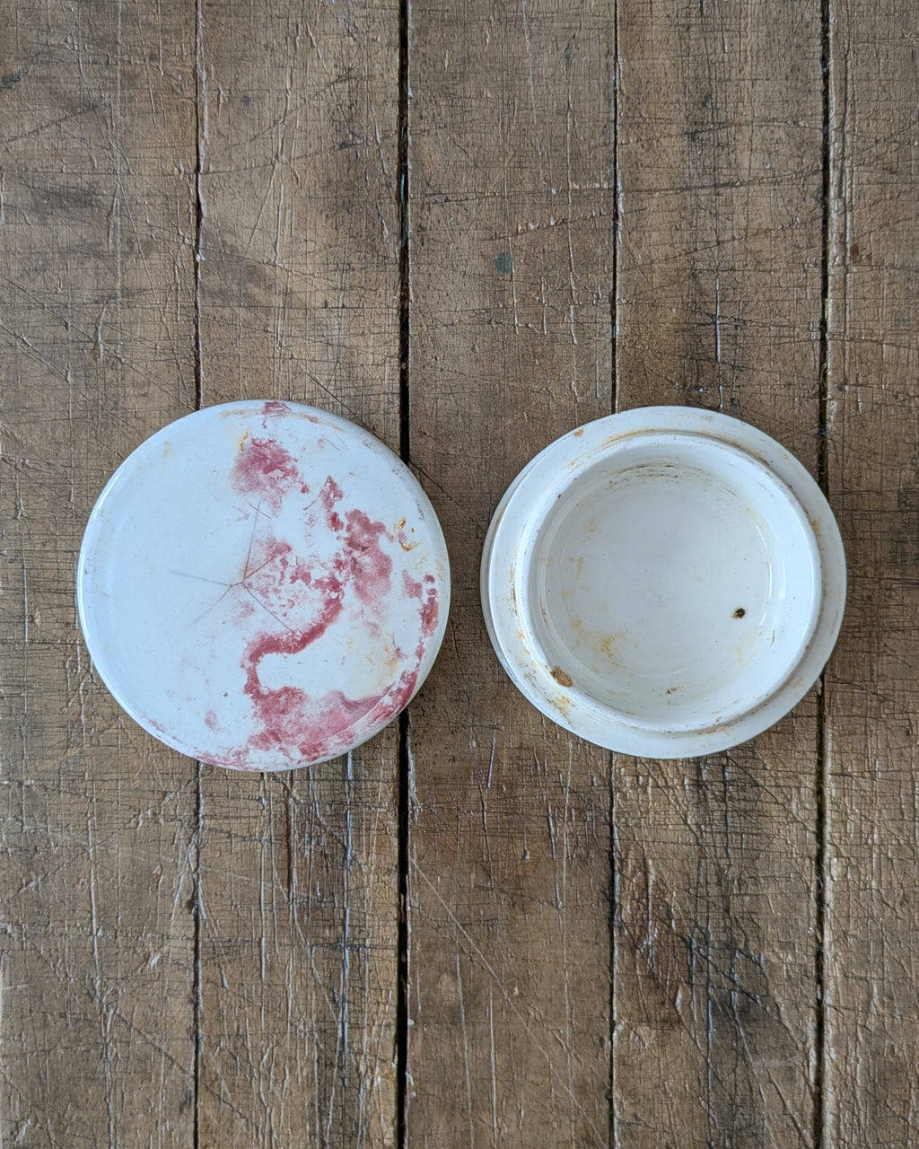 English Ironstone Lidded Pot